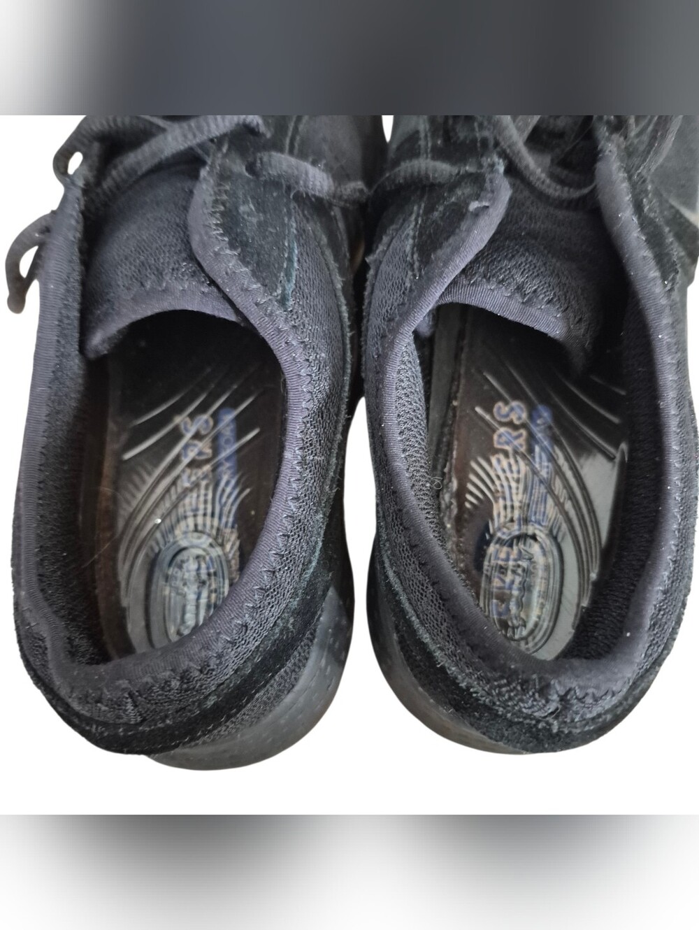 Skechers Size 7.5 Memory Foam Lace Up Sneakers - Picture 3 of 6